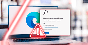 5 cách khắc phục lỗi “Can't Reach This Page” trên Microsoft Edge