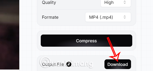 Tải video nén trên Video Compress