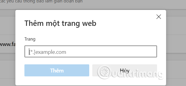 Hướng dẫn tắt thông báo trên Microsoft Edge