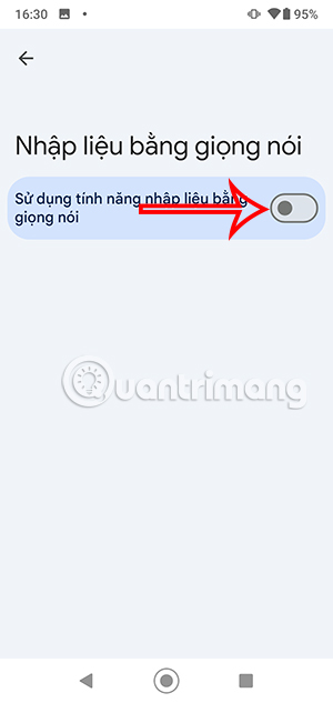 Sử dụng giọng nói nhập văn bản