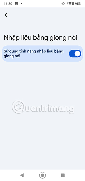 Nhập văn bản bằng giọng nói Android