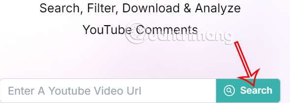 Paste URL video Youtube