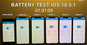 Kiểm tra thời lượng Pin của iOS 18.0.1, iPhone nào nên cập nhật