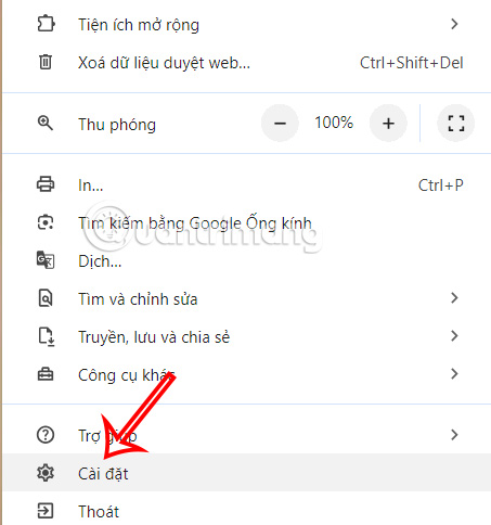 Cài đặt trình duyệt Chrome
