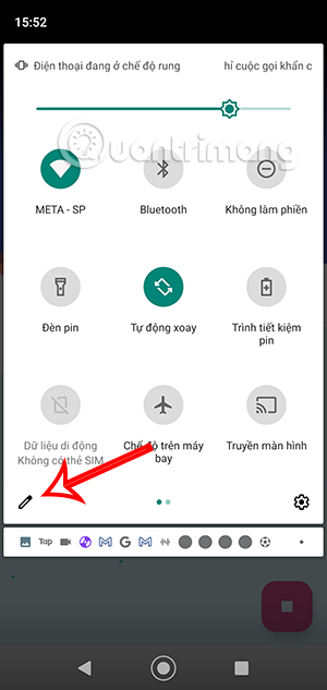 Chỉnh cài đặt nhanh Android