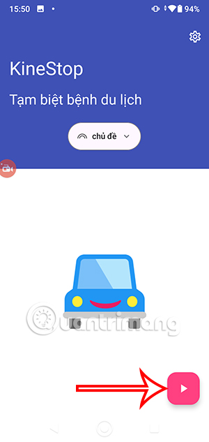 Kích hoạt chống say xe