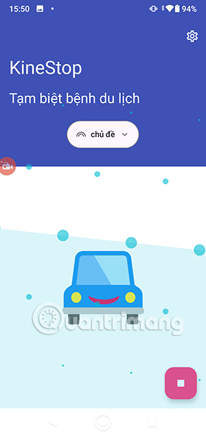 Biểu tượng chống say xe