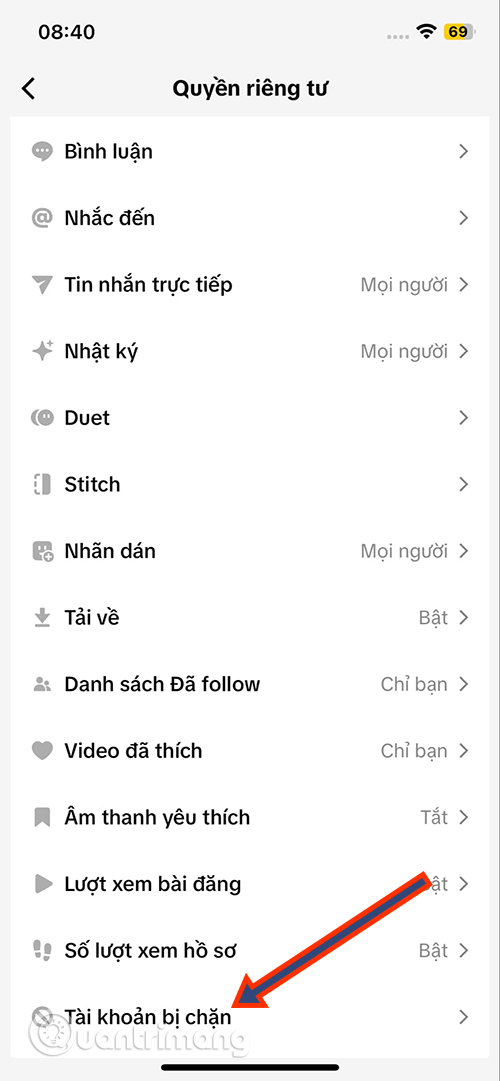 see who blocked me on tiktok