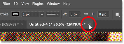 Đóng tài liệu hiệu ứng Color Halftone