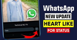 Cách nhấn like cho status WhatsApp