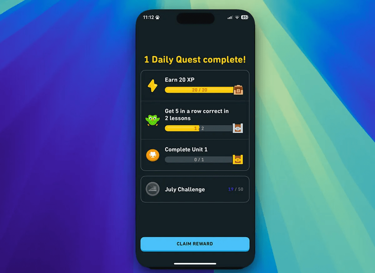 Tiếp tục chuỗi ngày Duolingo của bạn ngay cả khi điện thoại không ở gần.