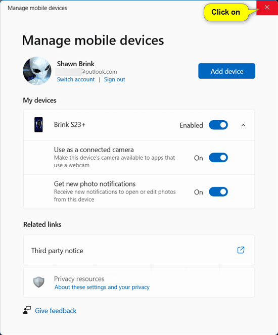 Đóng Manage Mobile Devices