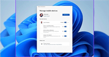 Cách đăng nhập/đăng xuất khỏi Manage Mobile Devices trên Windows 11