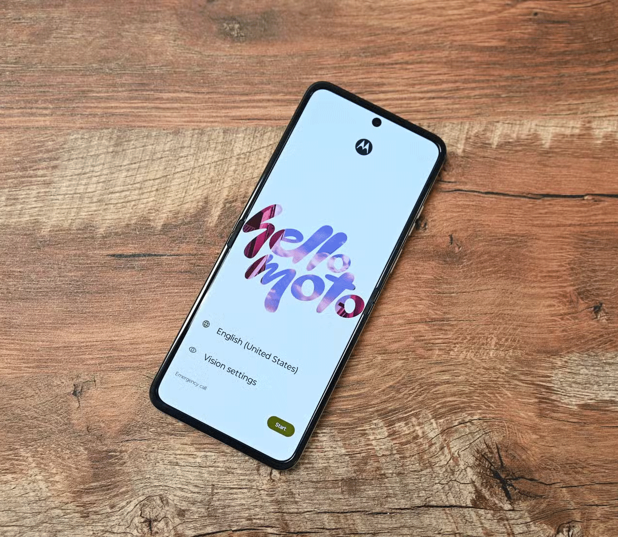 Màn hình Hello Moto