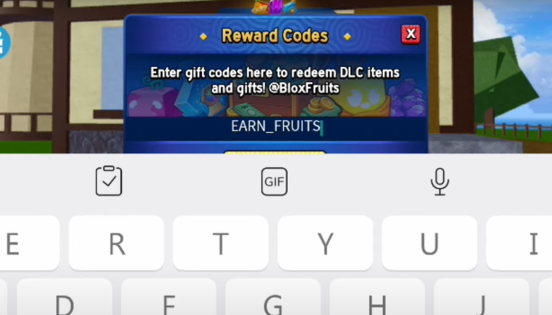 giftcode blox fruit mới 