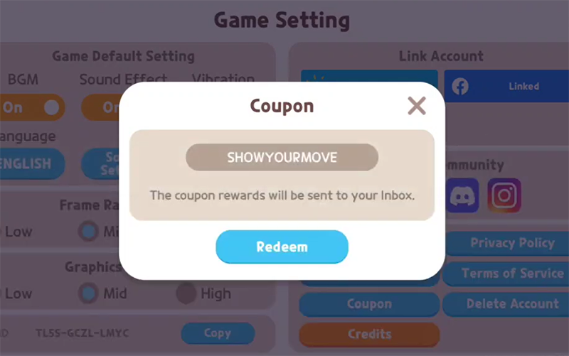 giftcode play together