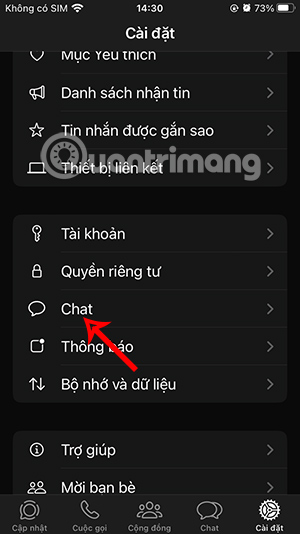Chat trên WhatsApp