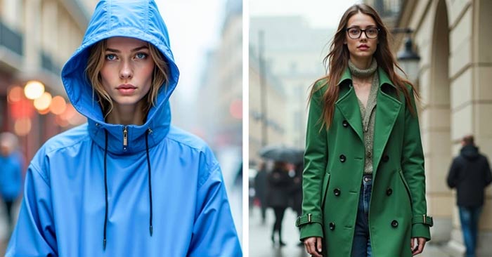 Mặc đẹp mùa mưa