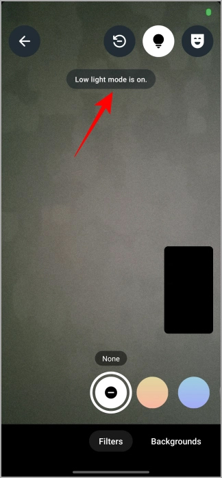 Cải thiện ánh sáng gọi video WhatsApp