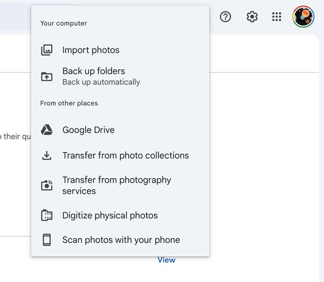 Google Photos phiên bản web hiện hỗ trợ tự động sao lưu các thư mục từ máy tính