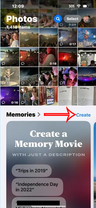 Tạo video kỷ niệm ảnh trên iPhone