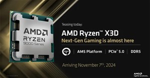 AMD xác nhận ngày ra mắt dòng vi xử lý Ryzen 9000X3D