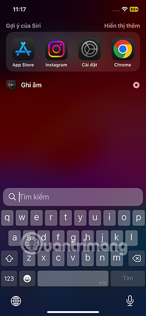Mở Spotlight