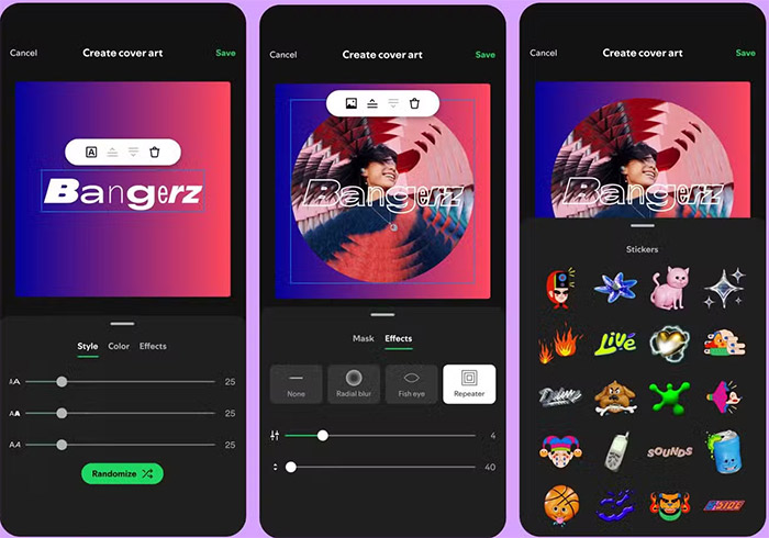 Chỉnh ảnh cover playlist Spotify 