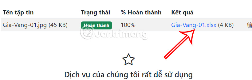 Tải file Excel