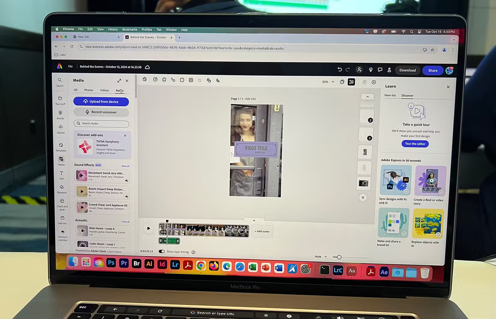 Công cụ video Adobe Express