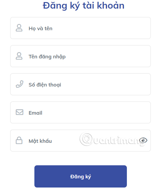 Đăng ký tài khoản Olm