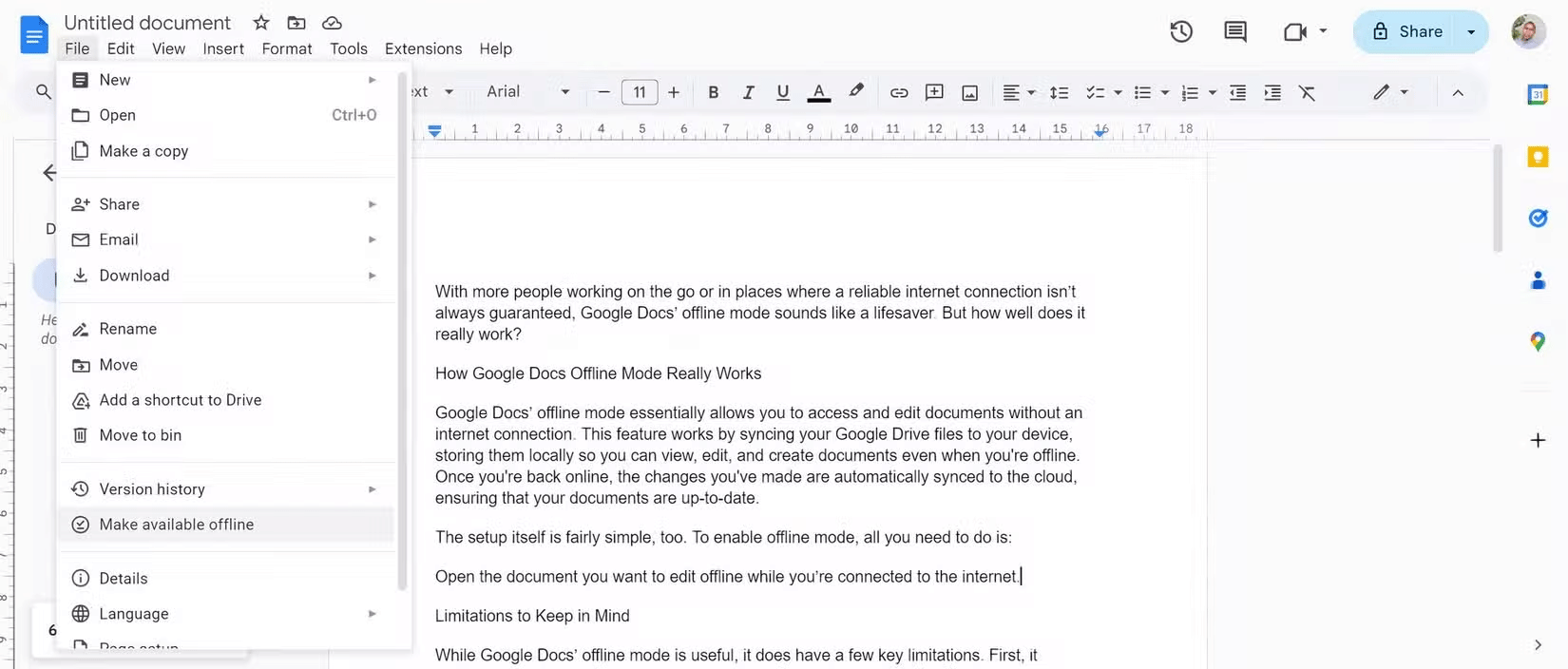 File Google Docs