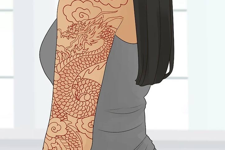 Hình xăm rồng đẹp
