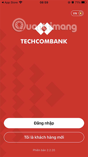 Ứng dụng Techcombank Mobile