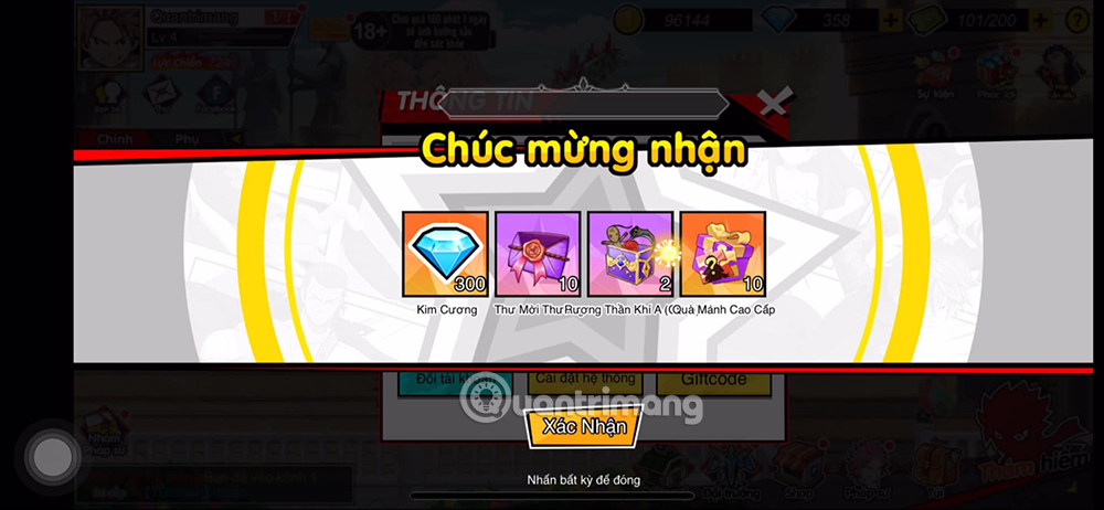 giftcode Epic Magician 100y quest mới