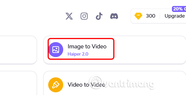 Chuyển ảnh sang video trên Haiper