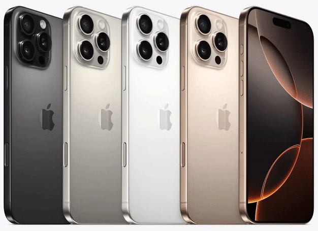 iPhone 16 Pro Max với nhiều tùy chọn màu sắc khác nhau