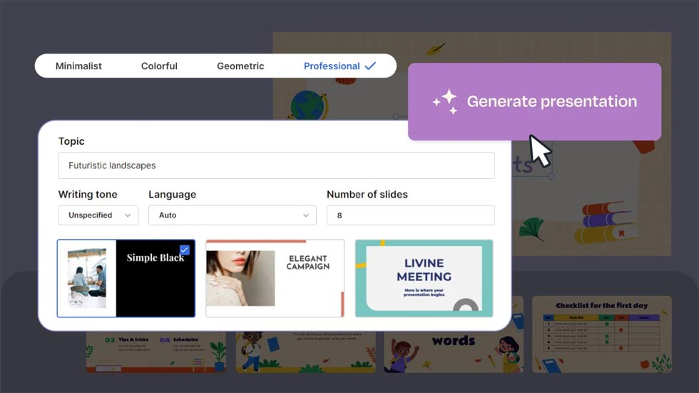 AI presentation maker