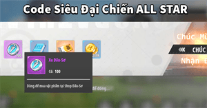 Code Siêu Đại Chiến: All Star mới nhất