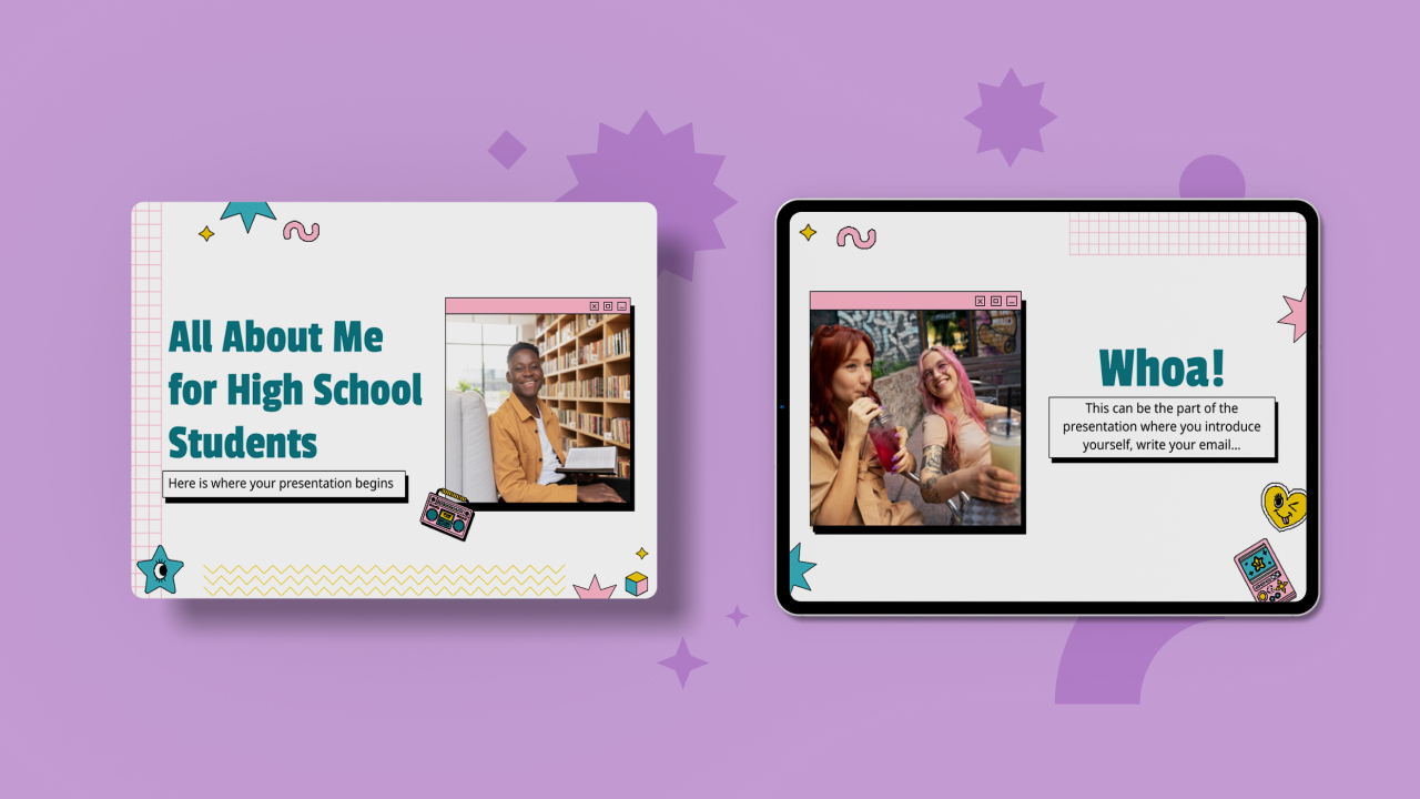 All about me for high school students