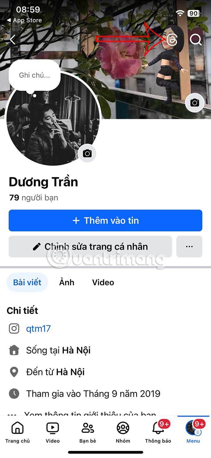 Biểu tượng Threads