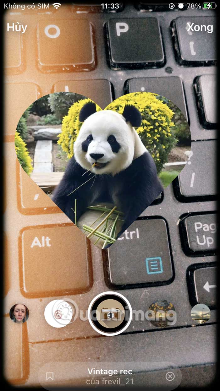 Chỉnh Story Instagram