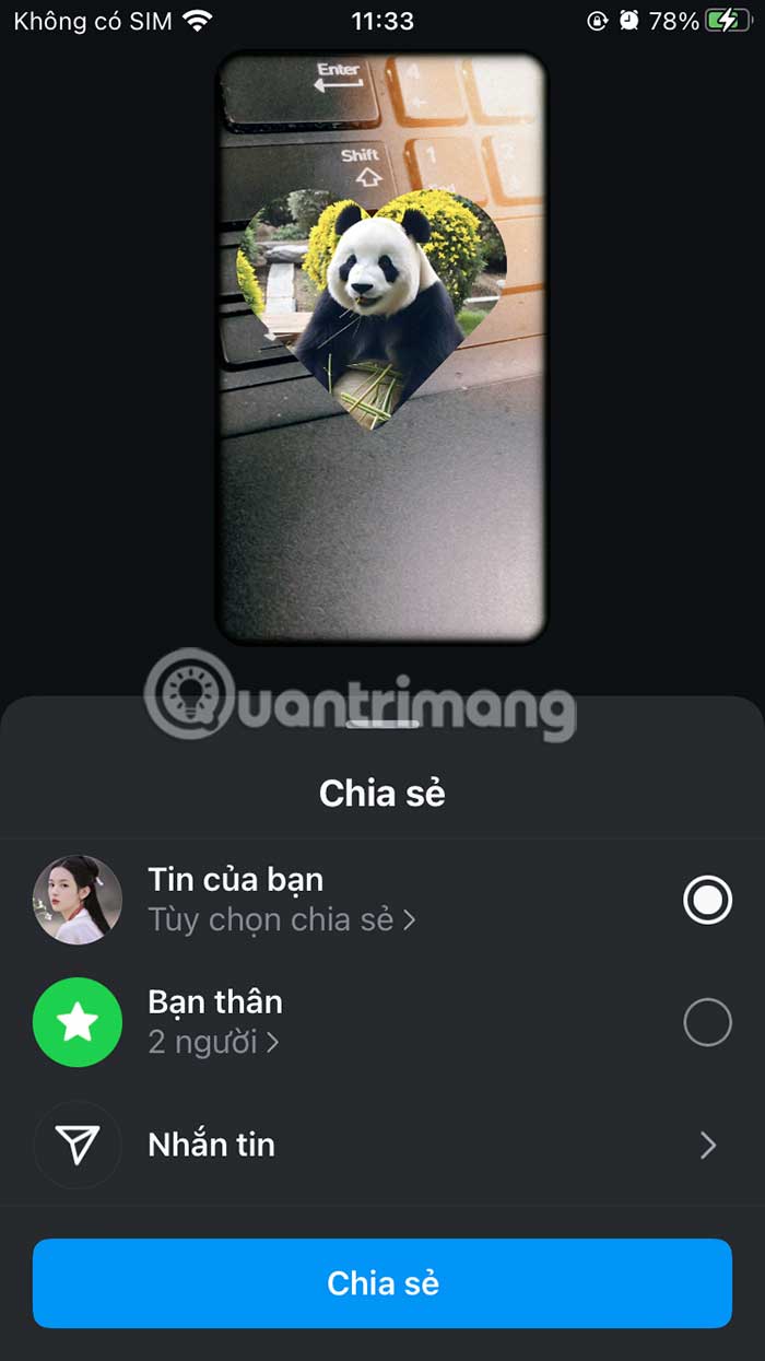 Đăng Story Instagram