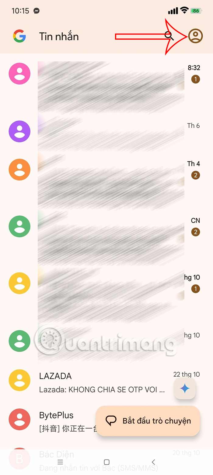 Ứng dụng Google Messages
