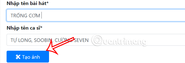 Tạo ảnh trình phát nhạc