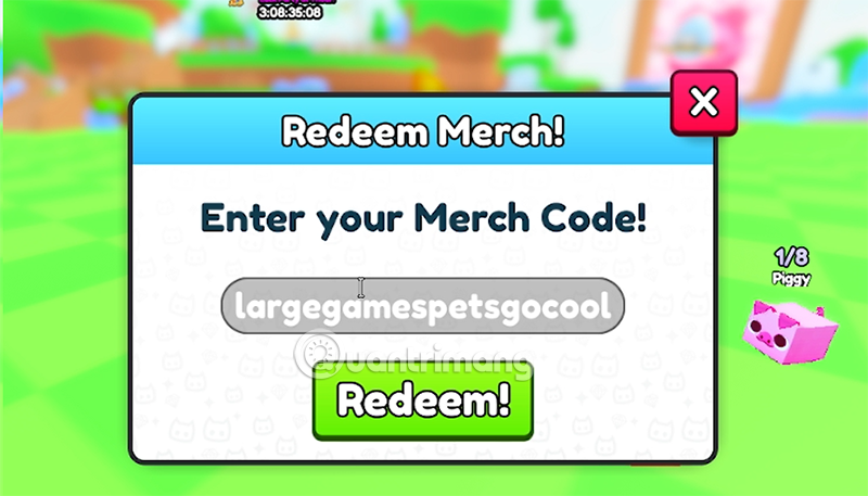 giftcode pets go roblox