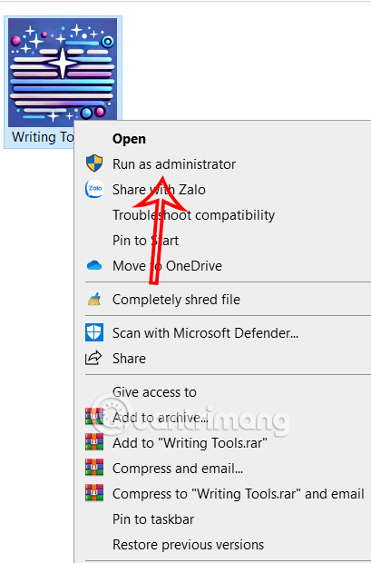 Cài đặt Writing Tools cho máy tính