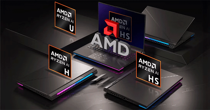 Sự khác biệt giữa CPU laptop AMD Ryzen U, H, HS và HX 