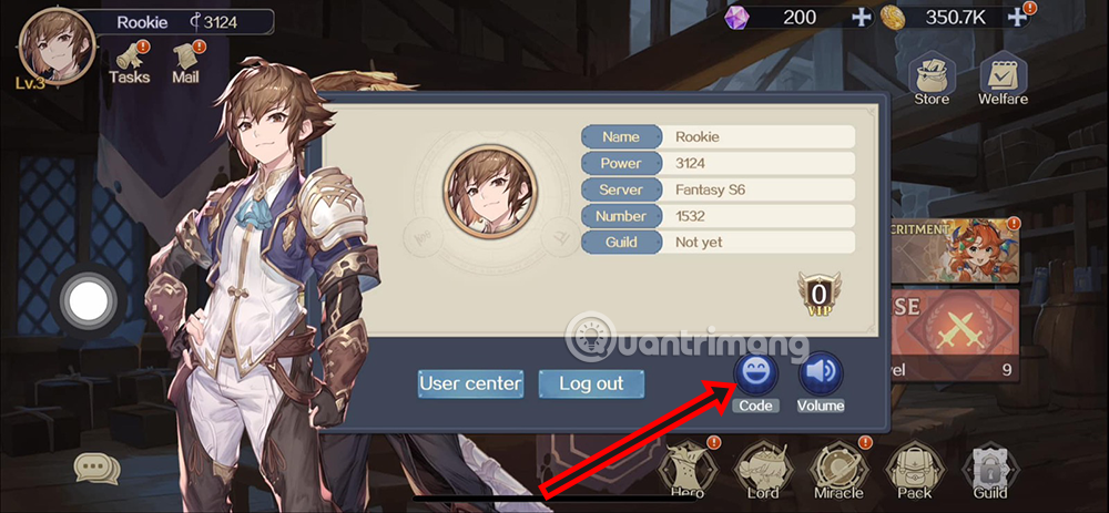giftcode Fantasy of Light