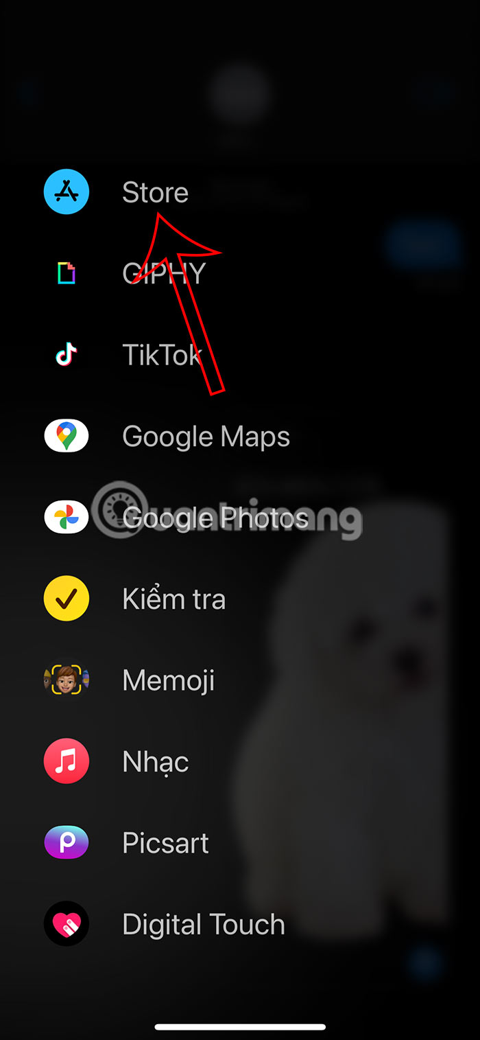 Mở App Store